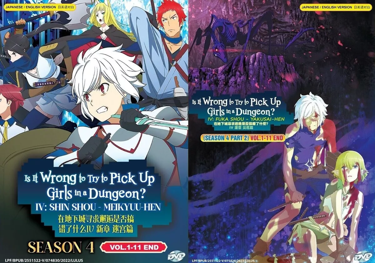 Is It Wrong to Try to Pick Up Girls in a Dungeon? Season 4 Part 2