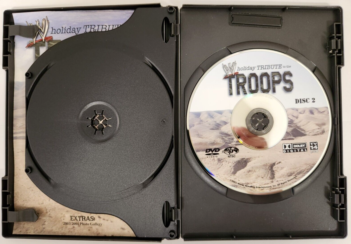 WWE Holiday Tribute To The Troops DVD (Complete, Wrestling, Sports