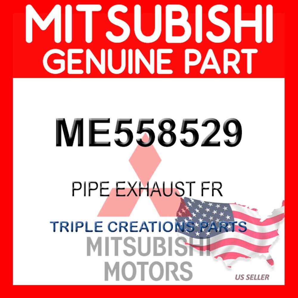 Genuine OEM Mitsubishi ME558529 PIPE EXHAUST FR | eBay