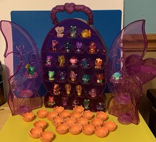 Hatchimals CollEGGtibles Purple 28 Figures Sparkly Carrying/Display Case