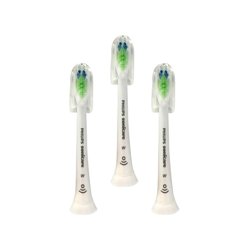 3x Philips Sonicare DiamondClean W Replacement Brush Heads | White | w/o Box - Picture 1 of 2