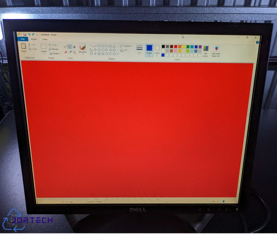 Dell UltraSharp 1908FPb 19" Black LCD Monitor DVI VGA 4 USB Port -TESTED- - Image 4 of 4