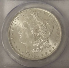 1884-O Morgan Silver Dollar PCGS Certified MS63 - Coin