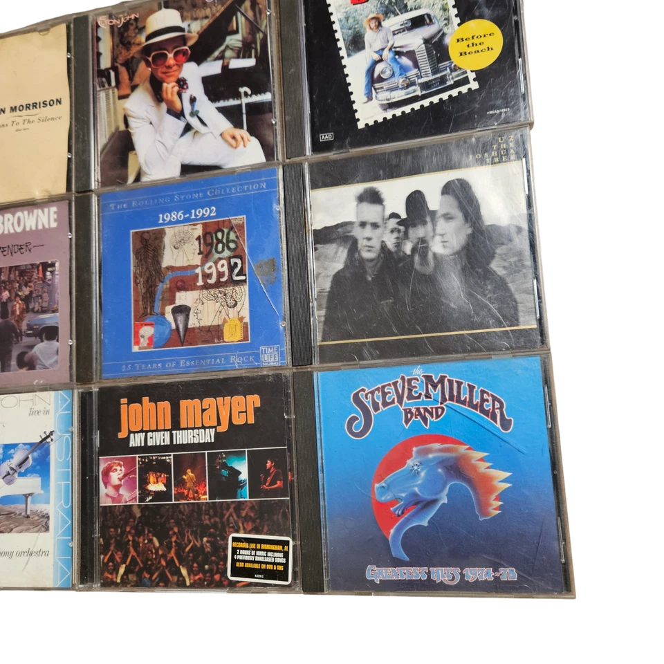 Lot of 15 Rock CDs - Jimi Hendrix, Van Morrison, John Mayer, Bon Jovi, U2 & More Foto 4 de 4