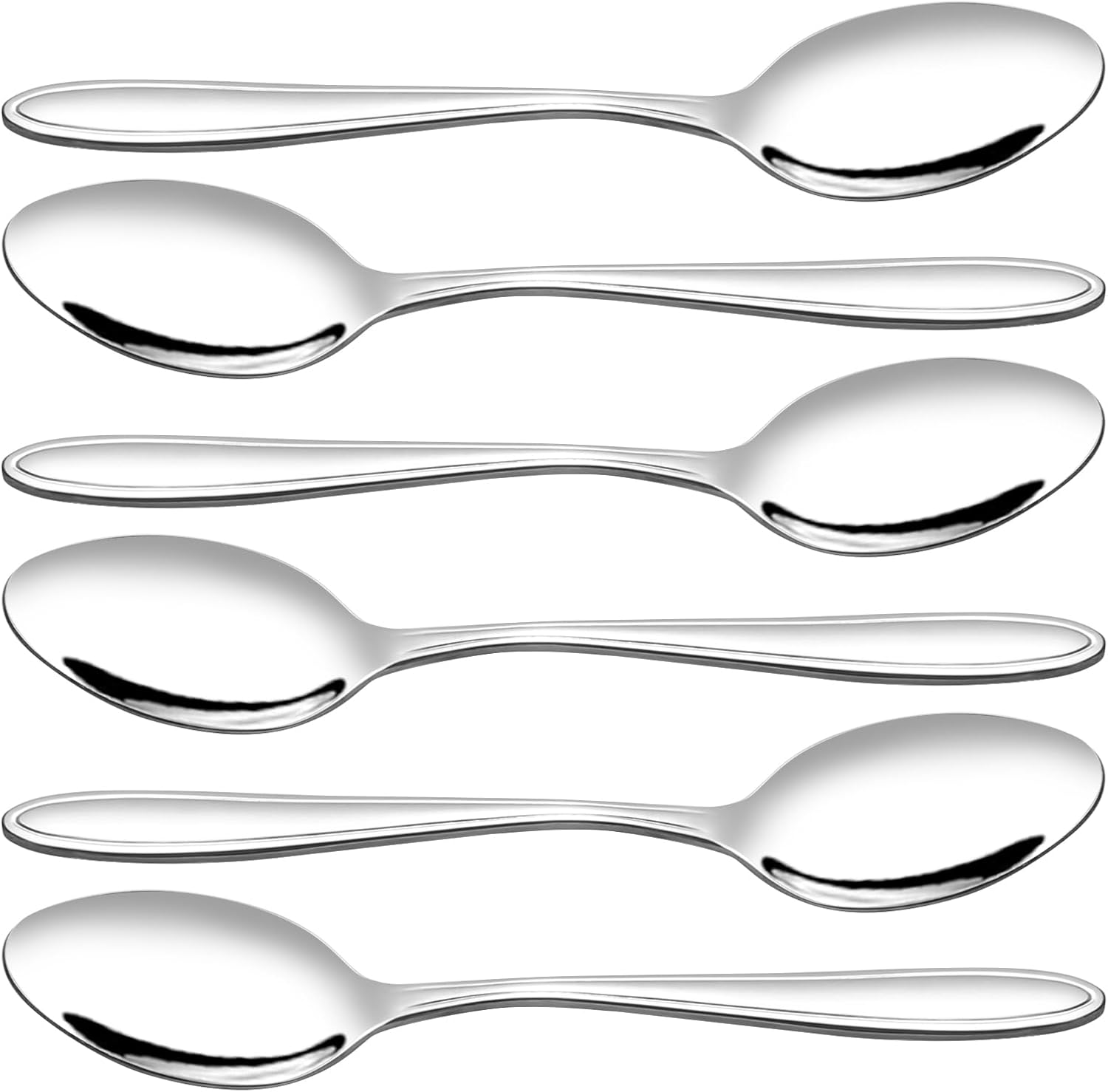 12 Pieces Stainless Steel Dinner Spoons, Silverware Tablespoons Only