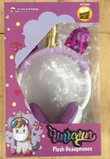 Unicorn Headphones Plush