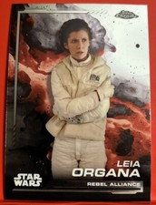 Leia Organa 2024 Topps Chrome Star Wars Card 103 Rebel Alliance Carrie Fisher