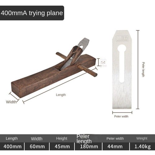 Woodworking Planer Ebony Hand Planes Hand-push Carpenter Tool - Picture 20 of 24