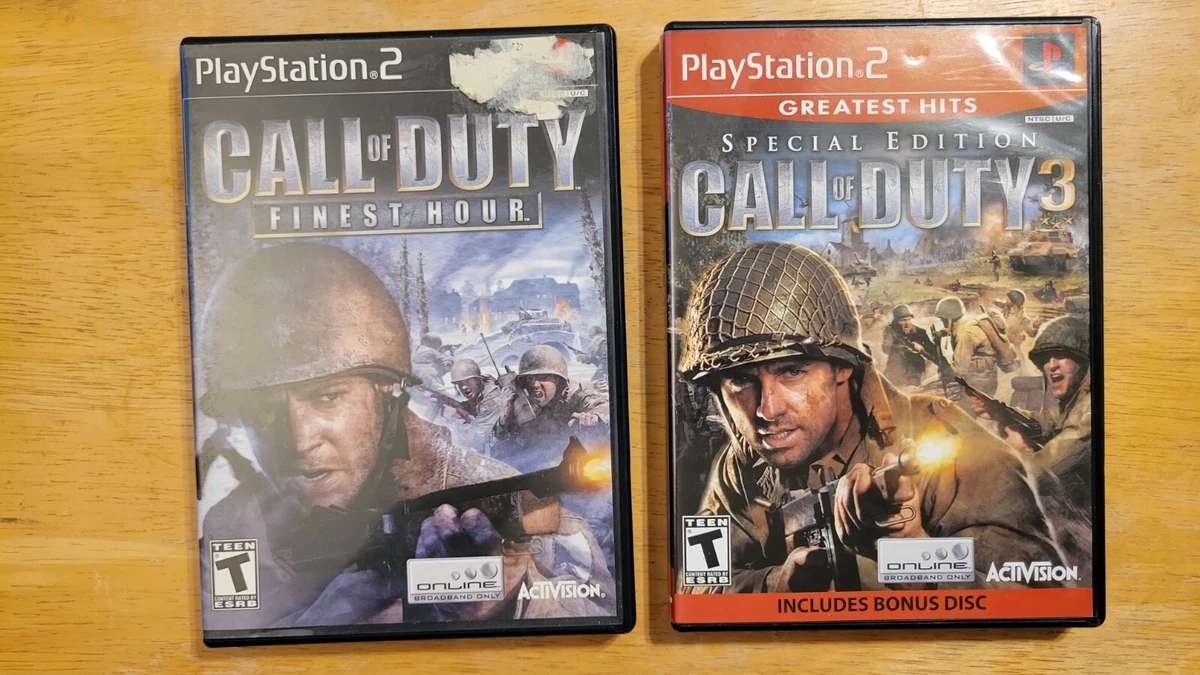 Playstation 2 games hotsell call of duty