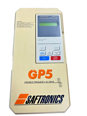 SAFETRONICS 2 HP VARIABLE FREQUENCY AC DRIVE 2 HP 3Ø 460 VAC 3.6AMP GPD505V-B003