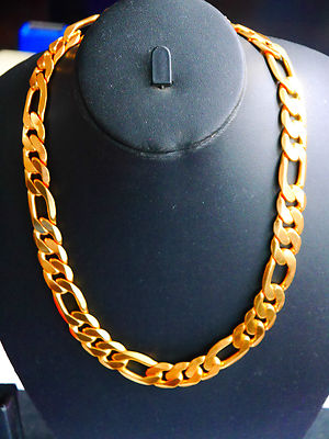 22k Gold plated necklace Chain THICK 