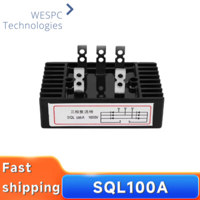 SQL100A diode bridge rectifier 1600V 5 Terminals AC to DC for switching current