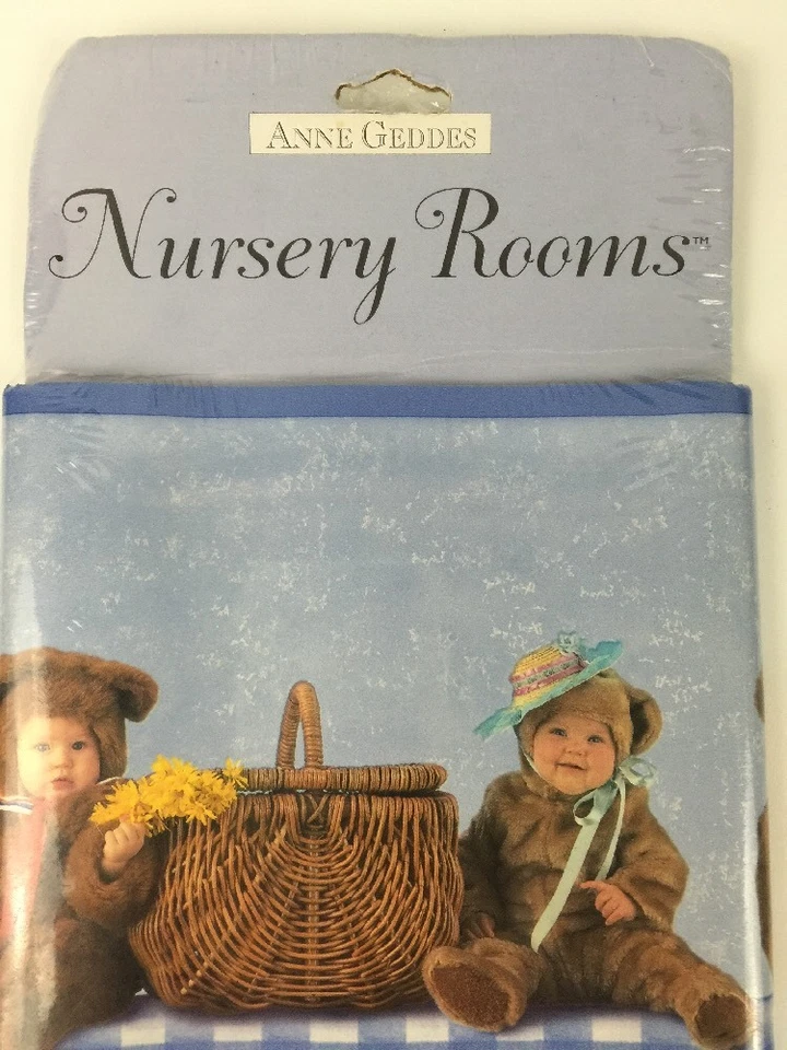 Papel pintado borde de pared bebé niño niña decoración habitación infantil Anne Geddes osos de peluche Foto 2 de 4