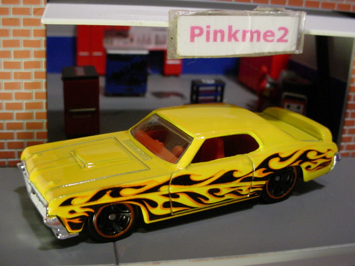 2018 HW FLAMES Design '69 MERCURY COUGAR ELIMINATOR☆yellow☆LOOSE