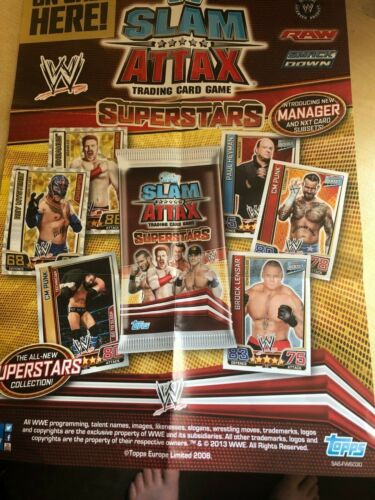  Tarjetas de cinturón de WWE Slam Attax Superstars elige tu título 2013-14 - Imagen 1 de 11