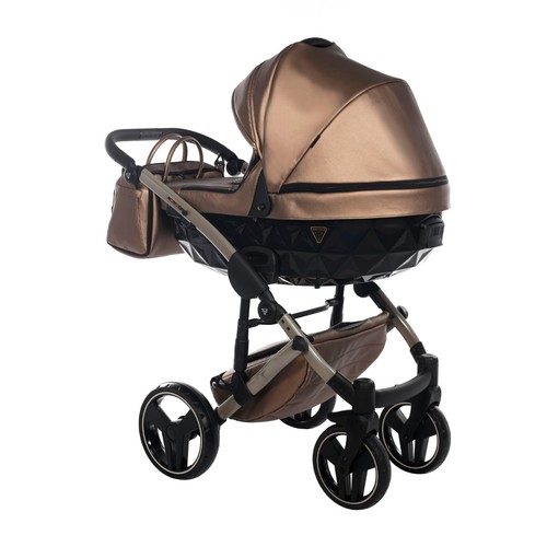 JUNAMA FLUO LINE V2 BABY PRAM STROLLER 3in1 CARRYCOT+ PUSHCHAIR + CAR SEAT - Picture 40 of 84