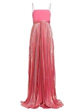 ALICE + OLIVIA Pink Despina Pleated Maxi Dress Size 6 NWT