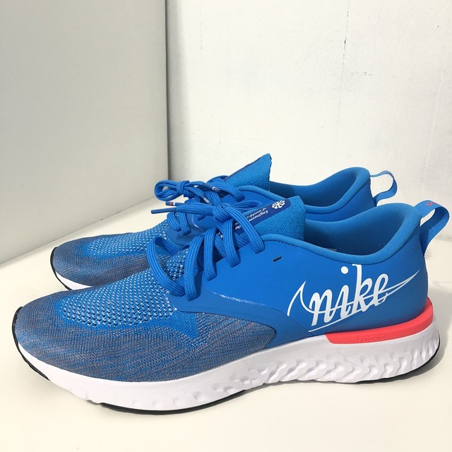 odyssey react flyknit 2 blue hero