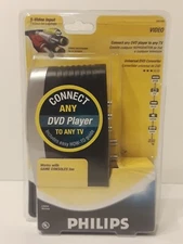 Philips DVD Converter PH61159 RF Modulator Video RCA Converter NEW SEALED 