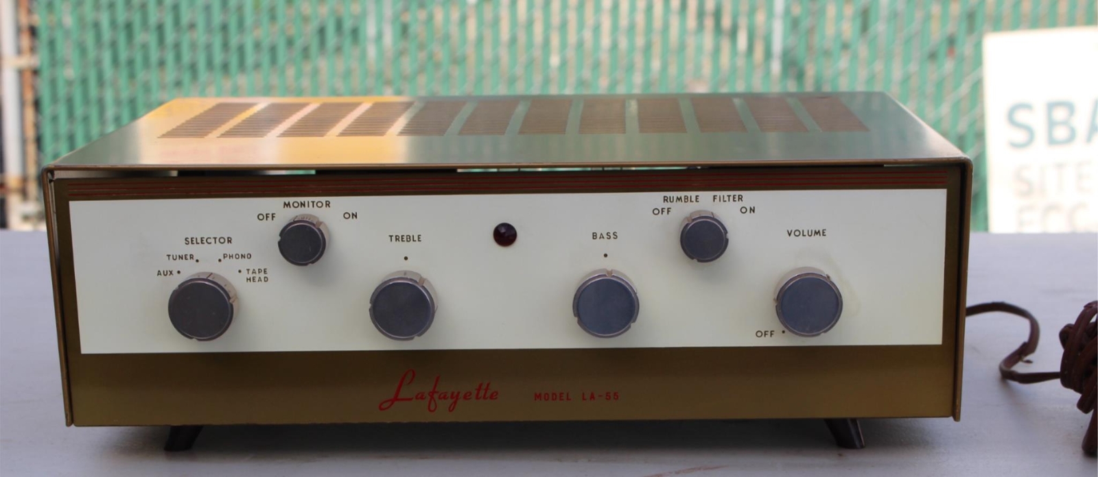 VINTAGE LAFAYETTE LA-55 STEREO SYSTEM AMP