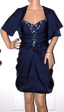 New Royal  Blue LM Collection Fashions Beaded Cocktail Dress Evening 8 evening