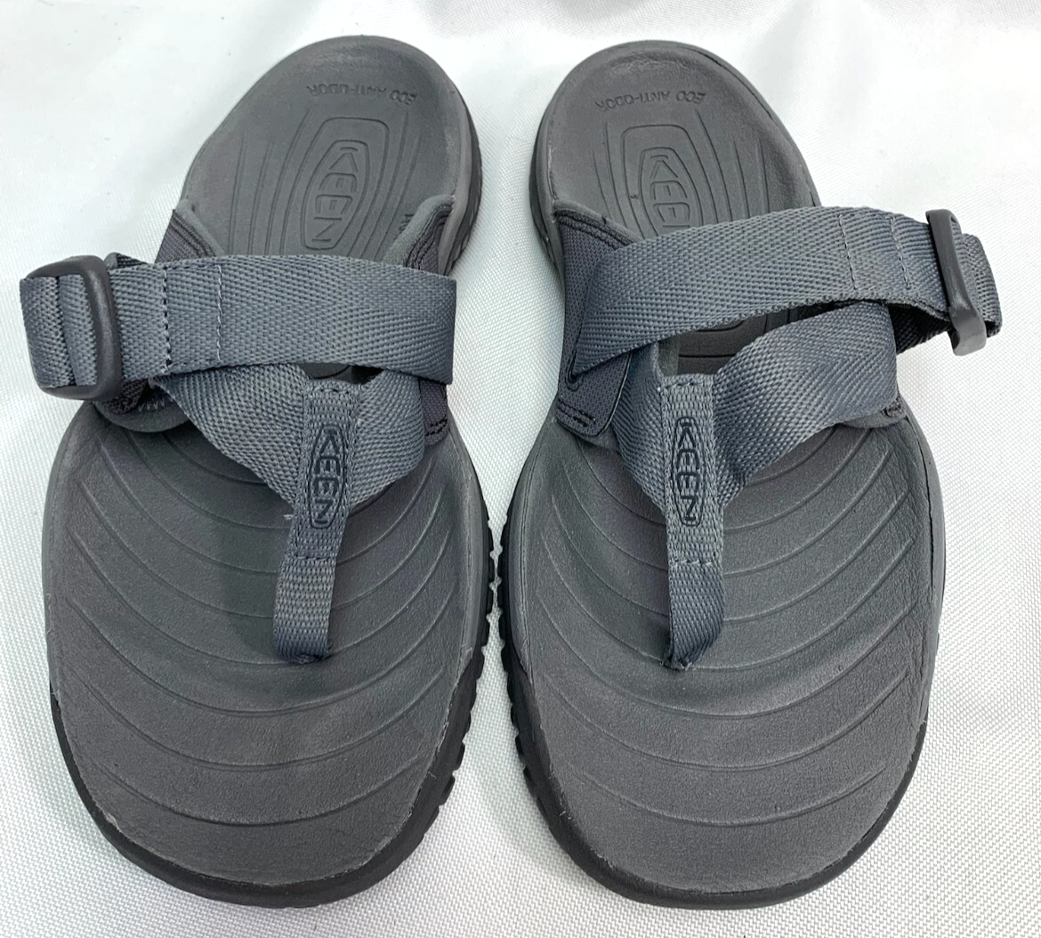 Infradito uomo Keen SOLR punta taglia 9 sandali acqua acqua stop cinturino grigio