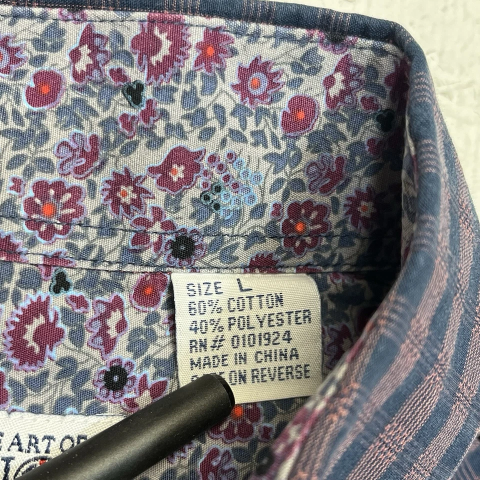 Camisa Designs Inspirada En John Lennon Para Hombre Grande Abotonada Floral Puño Abatible Foto 3 de 4