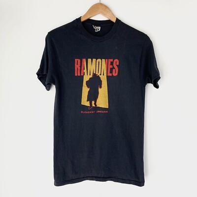 RAMONES バンドTシャツ 黒 80's ビンテージ Ramones Road to Ruin Black Unisex Punk Rock Band T-Shirt