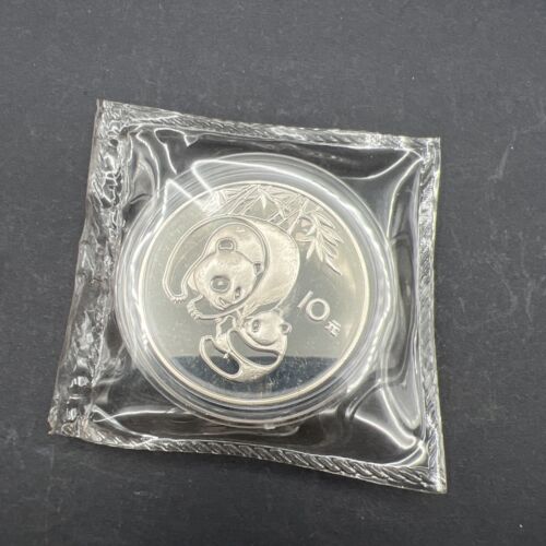 1984 China 10 Yuan Silver Panda Proof Coin KEY DATE SEALED IN OGP