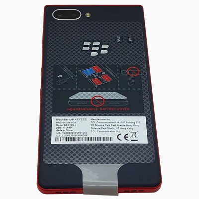 Blackberry Key2 LE 4G Dual Sim 64GB Atomic Red QWERTZ BB100-4 Factory Unlocked