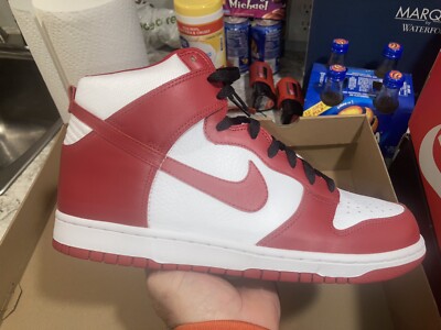 DS 2010 Nike Dunk High Varsity Red Size 10
