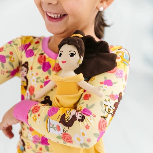 Little Sleepies 🌹 Disney Princess BELLE Beauty & The Beast Lovey Sleepyhead NEW - Picture 5 of 6