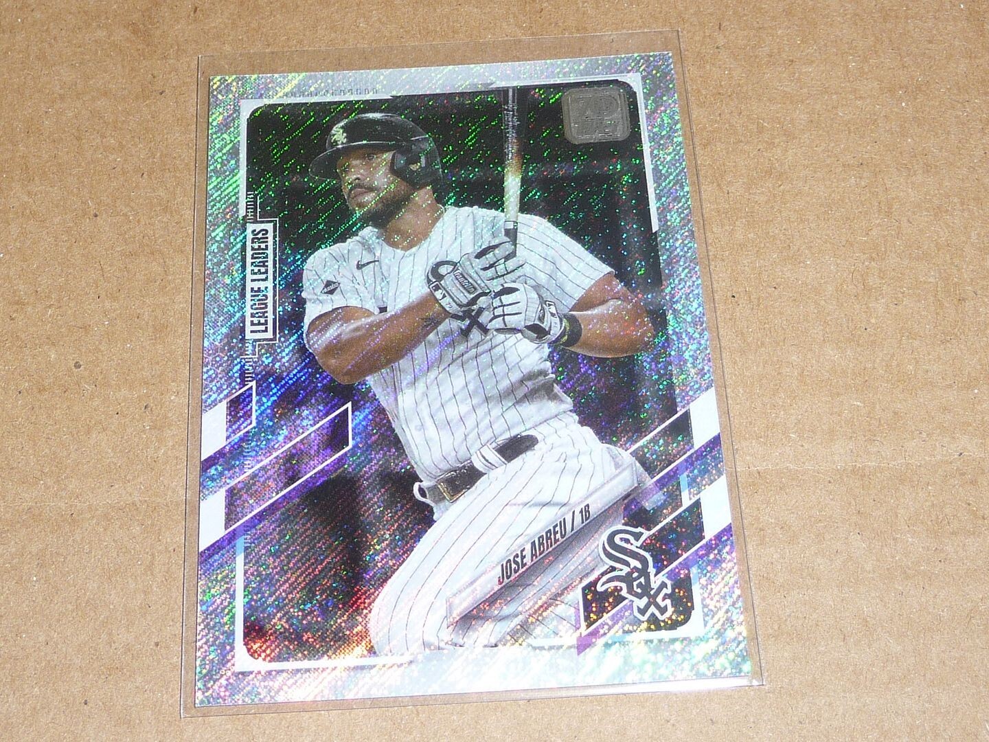 2021 Topps FACTORY SET WALMART FOILBOARD /790 JOSE ABREU WHITE SOX #180