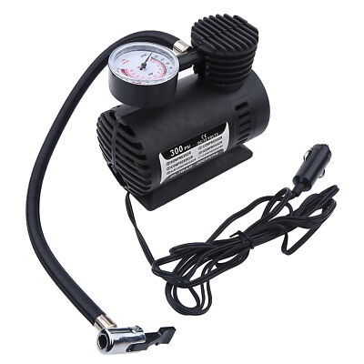 12V Portable Mini Air Compressor Electric Tire Infaltor Pump For Car 300PSI Tool