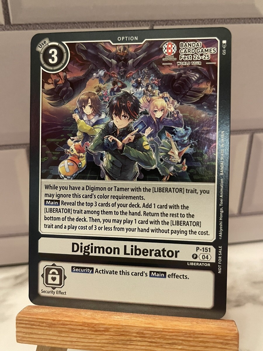 Bandai Card Games Fest Digimon TCG - Digimon LIberator P-151 P - NM  condition