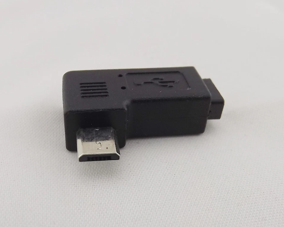 10pcs Micro 5-Pin USB Male To Female Jack USB 2.0 Right Angle Connector Adapter - Image 4 of 4
