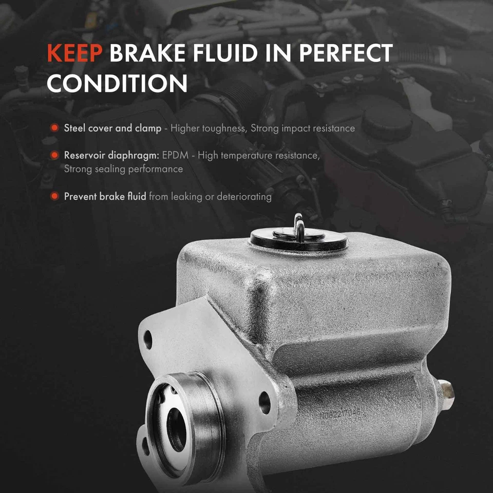 Cilindro maestro de freno con depósito para Ford L800 L900 LN800 LN8000 sin sensor Foto 3 de 4