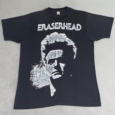 トップス Eraserhead Vintage 1980s Eraserhead RARE Horror Movie Promo T-shirt David