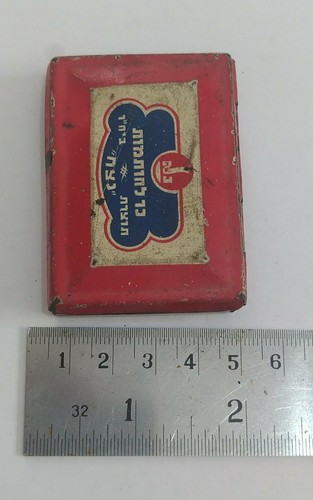 Rare ISRAELI Tin metal box of stamp ink pad NetzahFactory Rare 40s/50s unusual - Picture 11 of 11