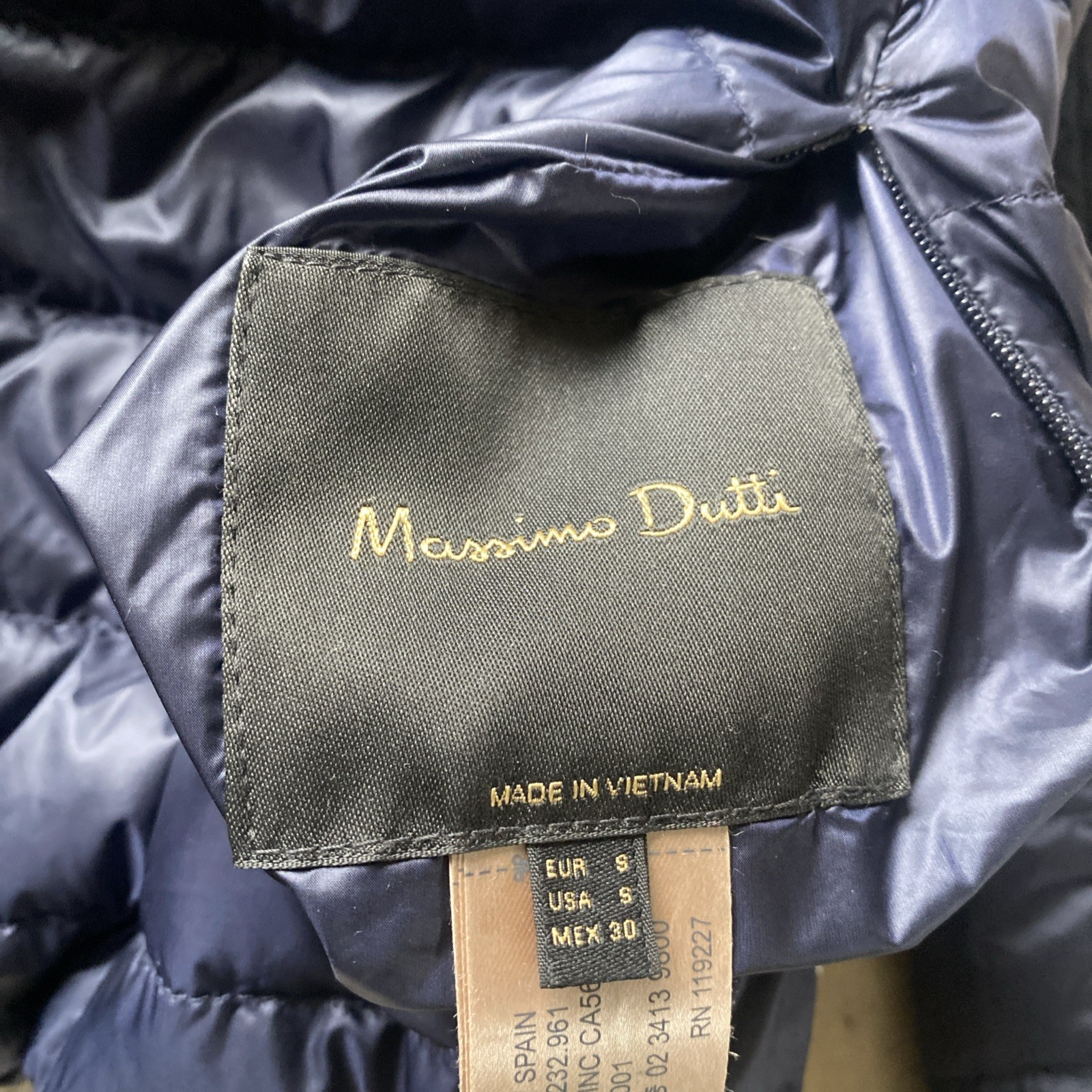 massimo dutti Down Lightweight Puffa Jacket Small… - image 5
