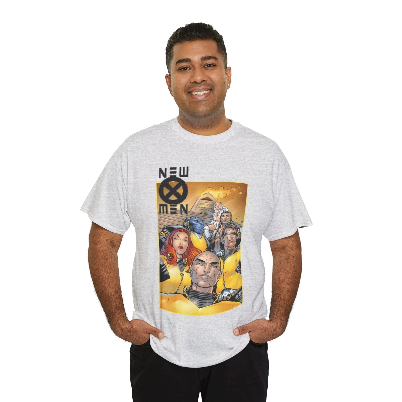 New X-Men T-Shirt - Frank Quitely - Cyclops, Jean Grey, Wolverine, Professor X