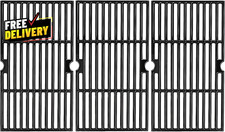 16 7/8" Porcelain Cast Iron Grill Grates Replacement for Char-Broil Gas Grills