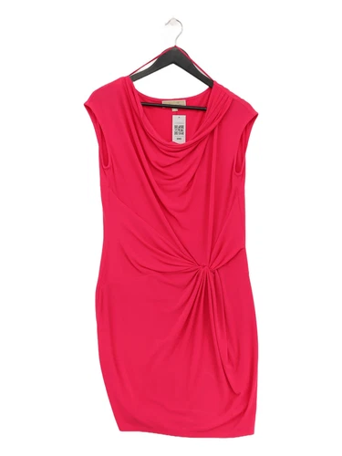 Abito midi donna Michael Kors M rosa poliestere con spandex linea A