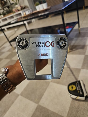☆☆ Odyssey White Hot Og #7 Bird 33.5" Putter Excellent Rh Super Stroke Grip ☆☆