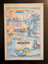 LANDRÉ Pro Terra Colouring Pad A4 1992 Drawing Pad Wood Free Polar Bear Motif