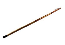3 Piece 55" Detachable Pine Wood Walking/Hiking Stick with Metal No Design