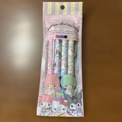 Sanrio Gel Pen - Kuromi, My Melody, Kiki & Lala, 4 Colors, Knock Style,