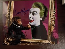 Cesar Romero Batman Signed 8x10  COA W/ Matching Numbered Sticker 