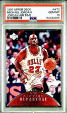 POP 7 PSA 10 Michael Jordan 1997 Upper Deck Airtime Dunking Back 90s Insert MJ