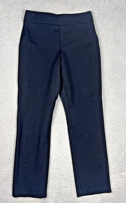 Spanx High Waist Straight Leg Ponte Pants Black Size Small 20254Q 